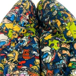 NWT Nickelodeon Mushies Mens Holiday Slipper Socks OSFM 2018 Rugrats Ren Stimpy